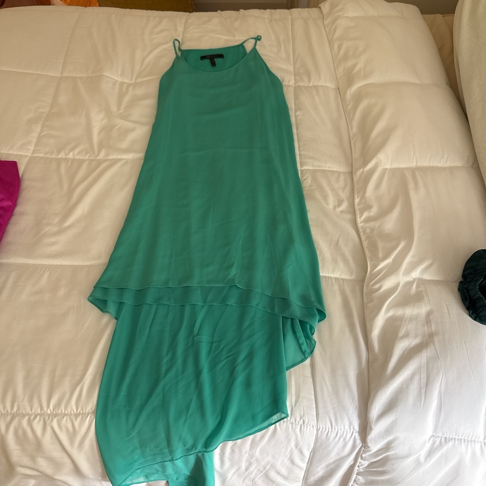 BCBGMaxAzria Asymmetrical Dress in Teal